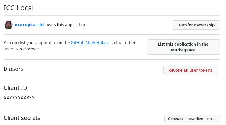 Oauth client id